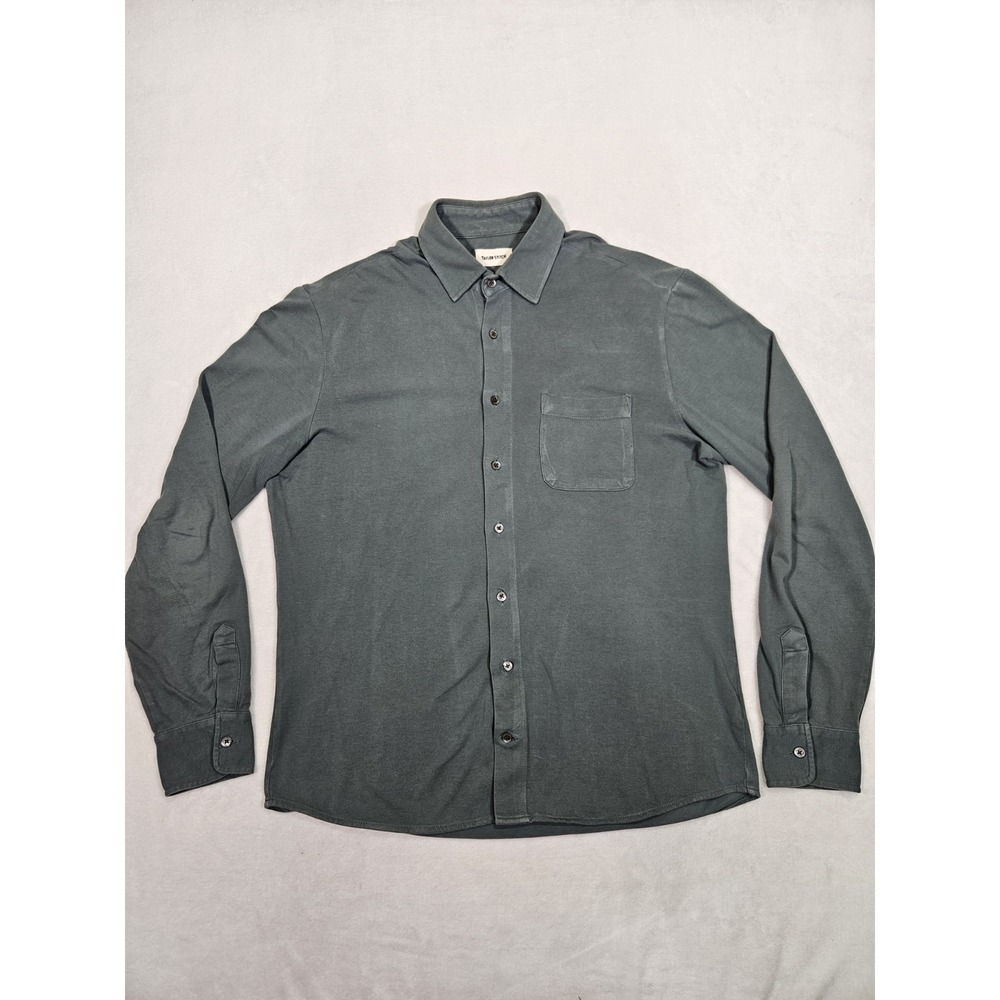 Taylor Stitch The California Green‎ Sage Button Down Shirt Men's 42